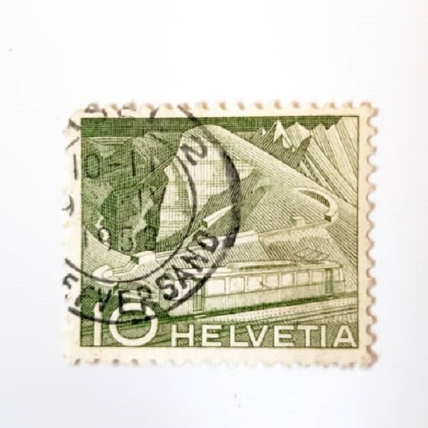 تمبر یادگاری مدل قطار هلوتیا کد 10 