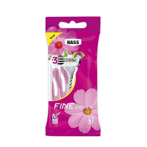 خود تراش ناس مدل Fine بسته 3 عددی