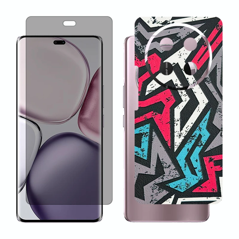 محافظ صفحه نمایش حریم شخصی گلس مدل Together مناسب برای گوشی موبایل آنر X9c به همراه برچسب پوششی