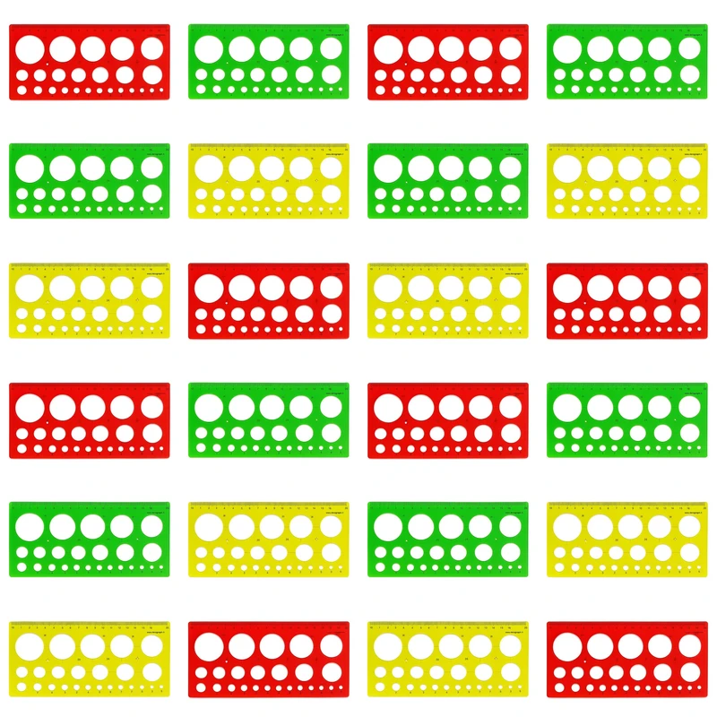 شابلون مدل دایره ژله ای بسته ۲۴ عددی