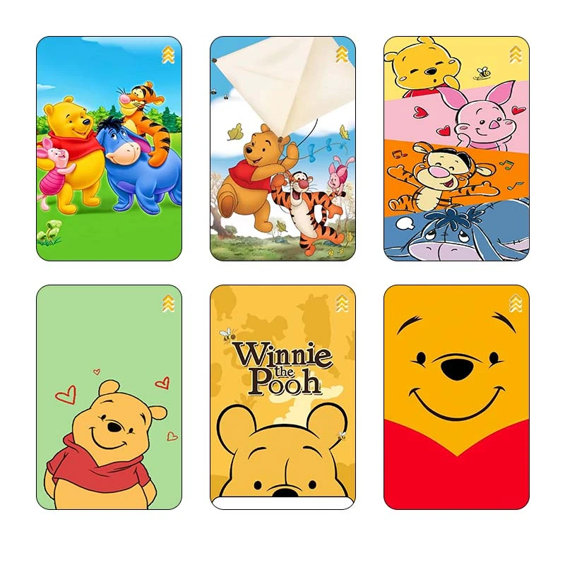 استیکر کارت سام نگار طرح وینی خرسه Winnie the Pooh کد SP1239 مجموعه 6 عددی