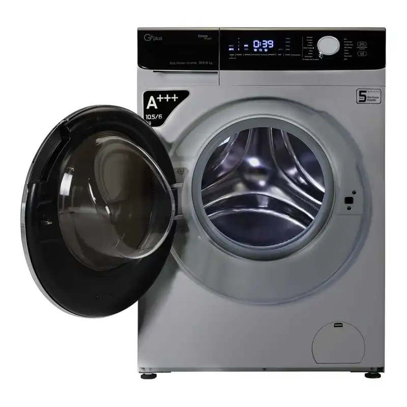 ماشین لباسشویی جی پلاس مدل GWM-P105T ظرفیت 10.5 کیلوگرم