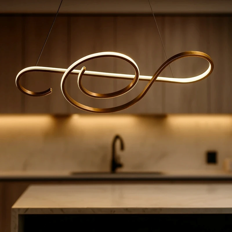 لوستر 1 شعله نور از ما رشکان مدل melody