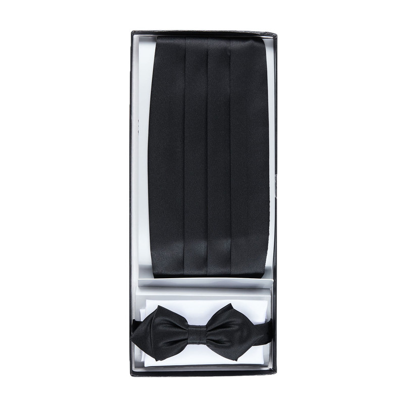 ست پاپیون و کمربند مردانه مدل 00330