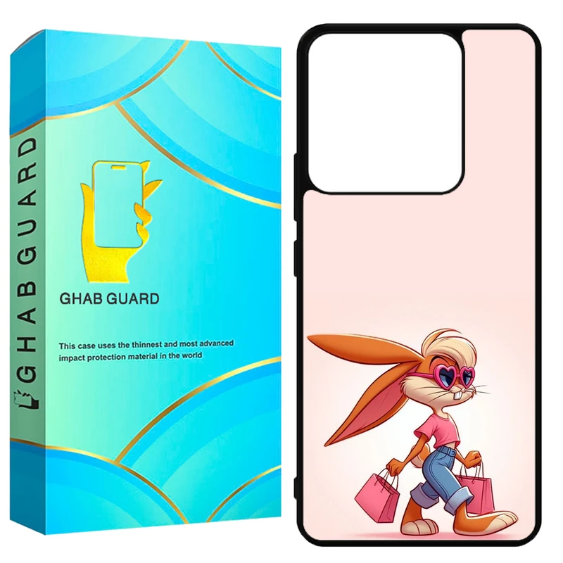 کاور قاب گارد طرح خرگوش مدل GN144 مناسب برای گوشی موبایل شیائومی Redmi Note 14 4G