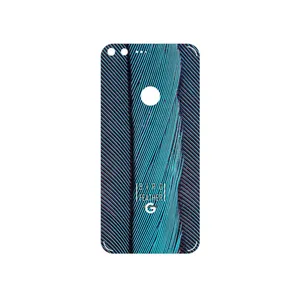 MAHOOT Turquoise feathers Cover Sticker for Google Pixel