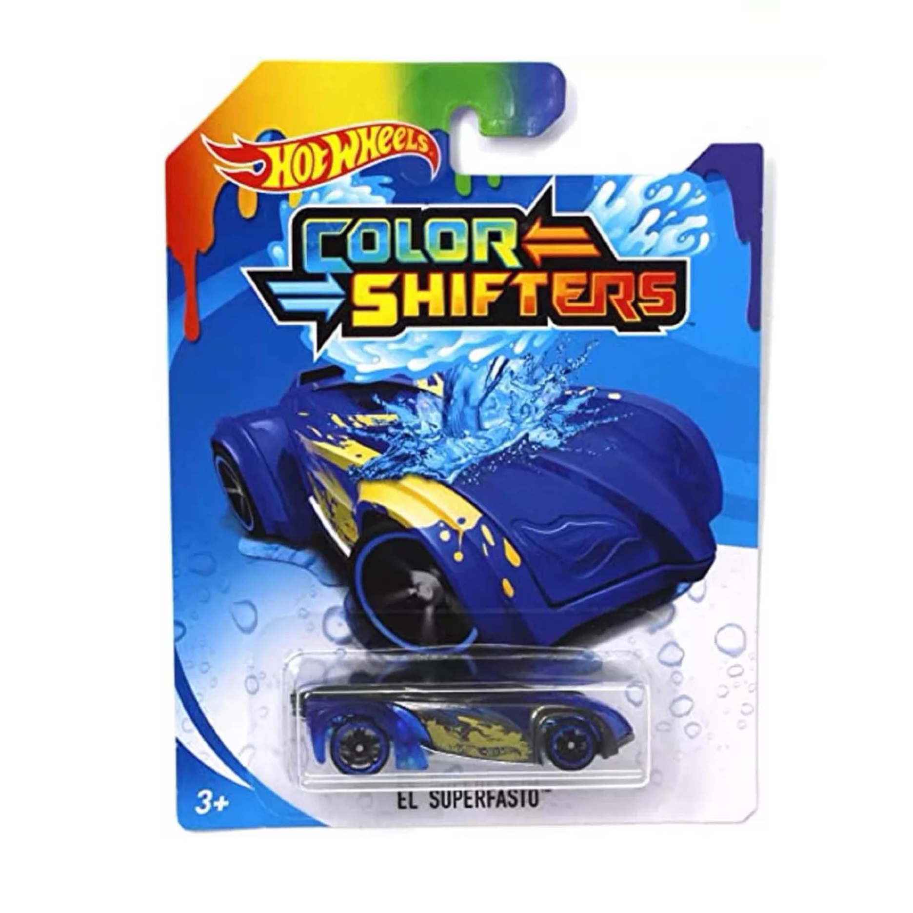 ماشین بازی هات ویلز مدل Color Shifters EL SUPERFASTO کد BHR15 / BHR28