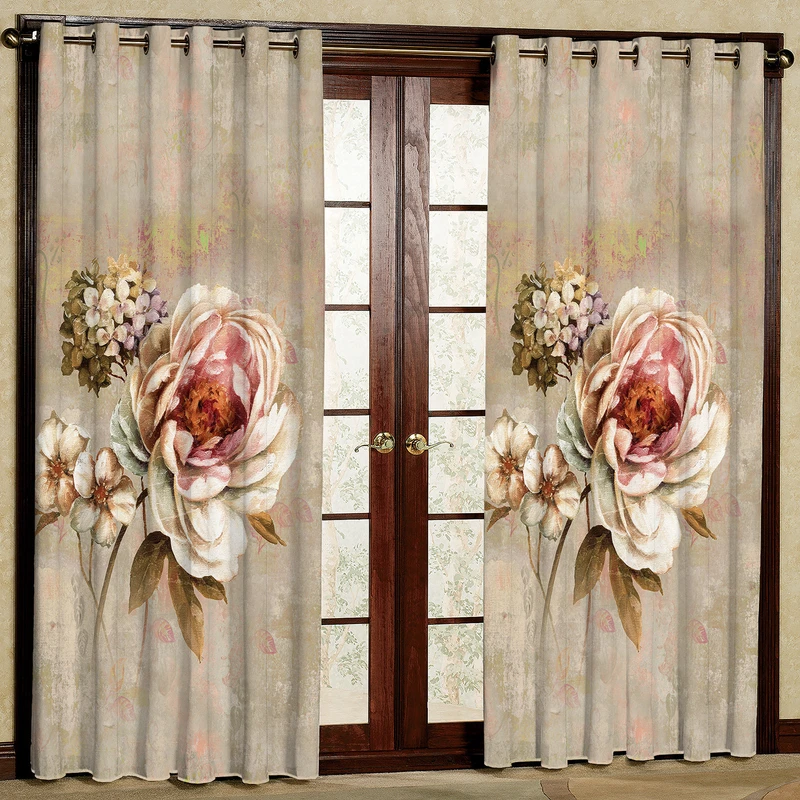 پرده مدل مخمل پانچی کد 1894T2 سایز 200x140 سانتی متر