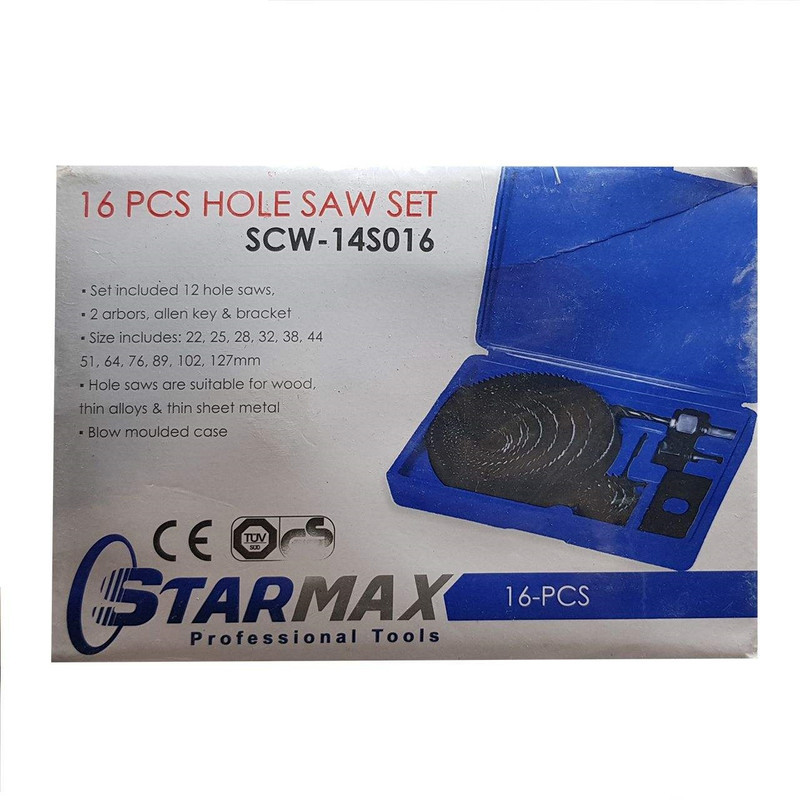 مته گرد بر استارمکس مدل STAR - 1616 مجموعه 16 عددی