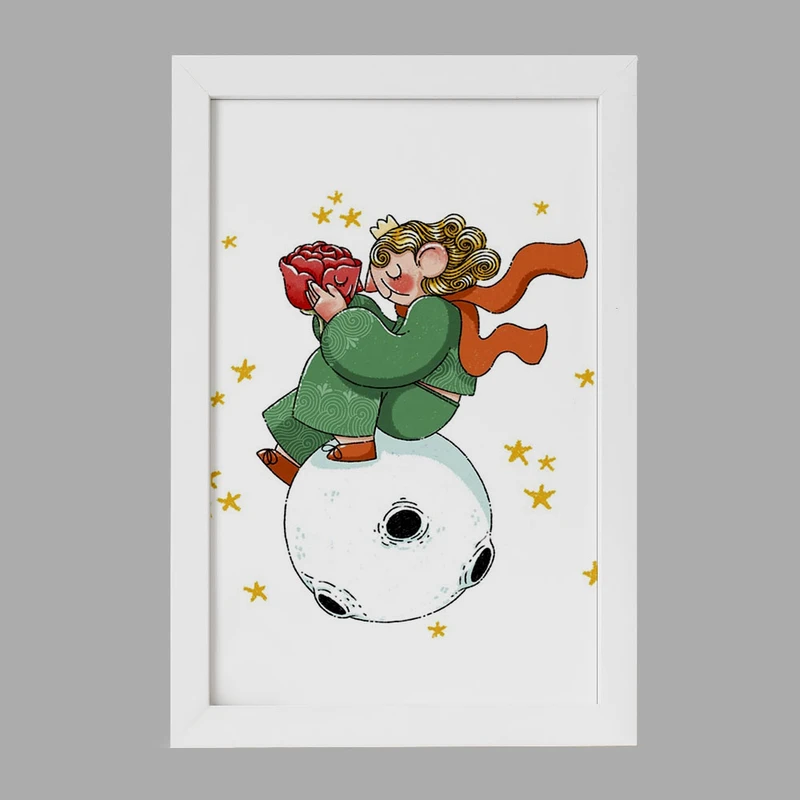 تابلو خندالو مدل شازده کوچولو کد 25794