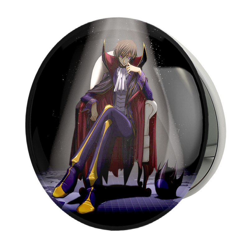 آینه جیبی خندالو طرح لولوش انیمه کد گیاس Code Geass مدل تاشو کد 13084 