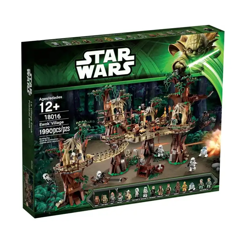 ساختنی مدل دهکده ایووک جنگ ستارگان طرح ewok village کد 18016