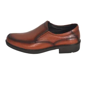 کفش مردانه کروماکی مدل چرم طبیعی کد km701