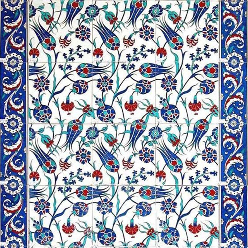 کاشی  طرح  برگ و گل سنتی  کد 0417935