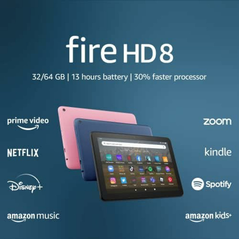 کتاب خوان آمازون مدل AMAZON Fire HD 8 12th Gen 64GB