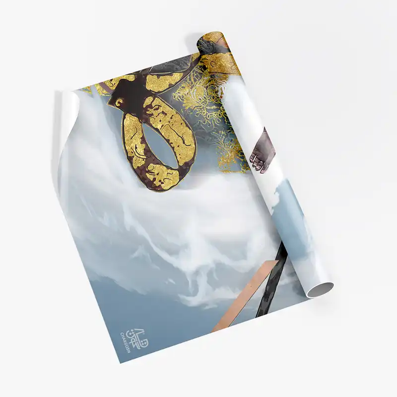 پوستر دیواری چارگوش مدل 2977