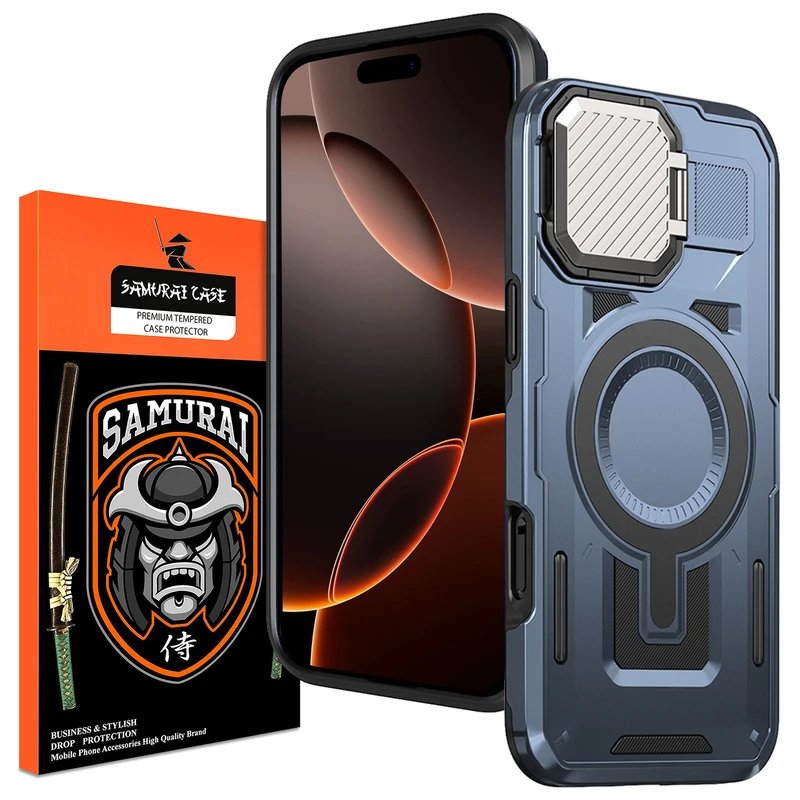 کاور سامورایی مدل Predator مناسب برای گوشی موبایل اپل iPhone 16 Pro 