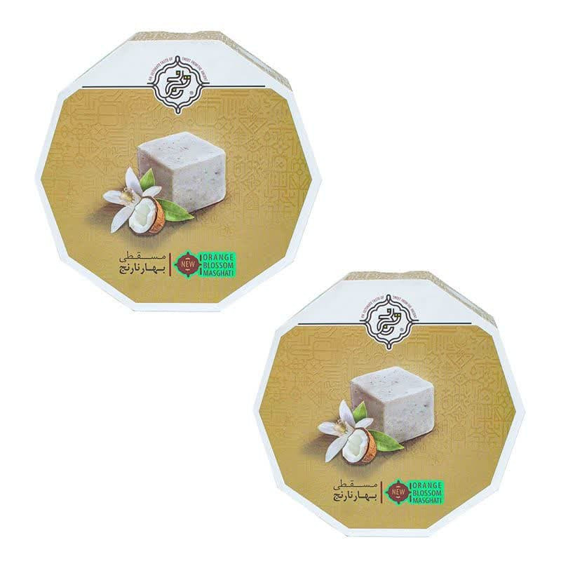 مسقطی بهارنارنج حبه ای حلوا مسقطی لاری ترنج - 225 گرم مجموعه 2 عددی