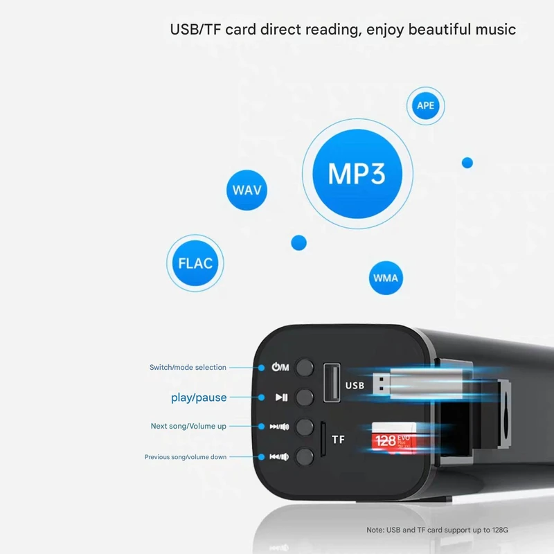 عکس شماره 11 : ساندبار بی-سیم مدل dj-ba601