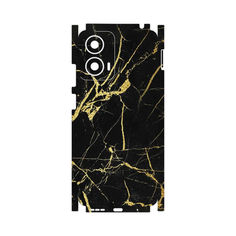برچسب پوششی ماهوت مدل Graphite_Gold_Marble-FullSkin مناسب برای گوشی موبایل موتورولا Moto G24