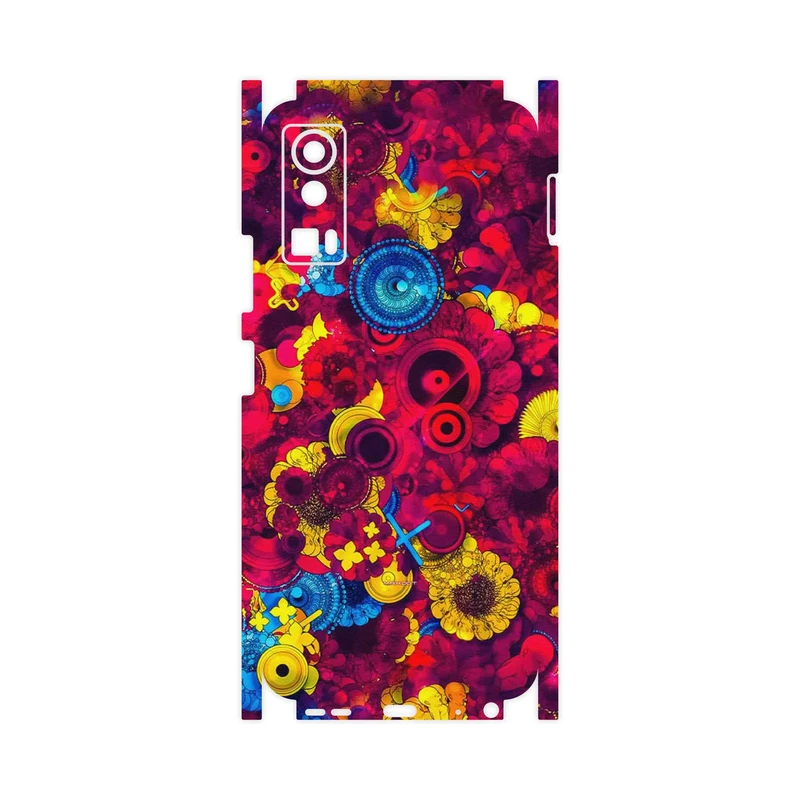برچسب پوششی ماهوت مدل Vector Flower Garden Digital Art-FullSkin مناسب برای گوشی موبایل جی پلاس X20