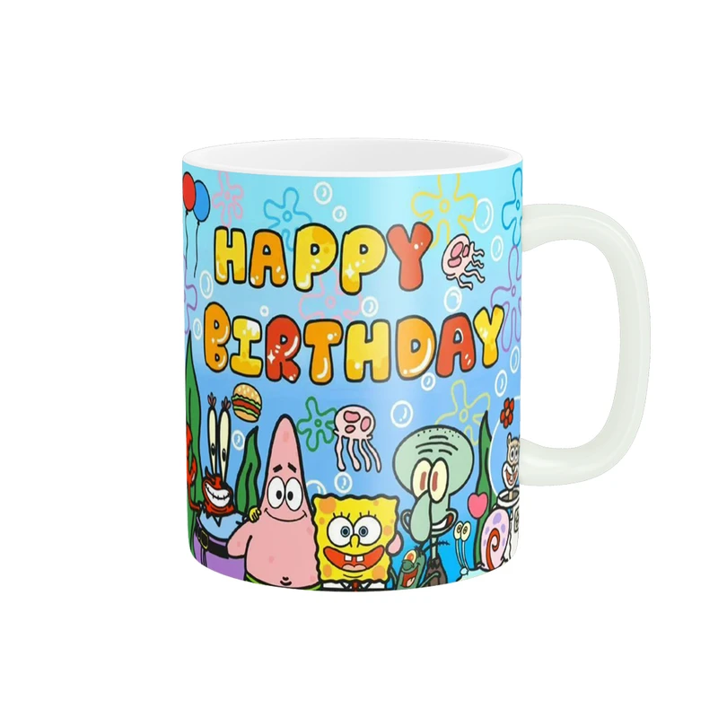 ماگ پادآفرین مدل تولدت مبارک طرح فانتزی کد p1162