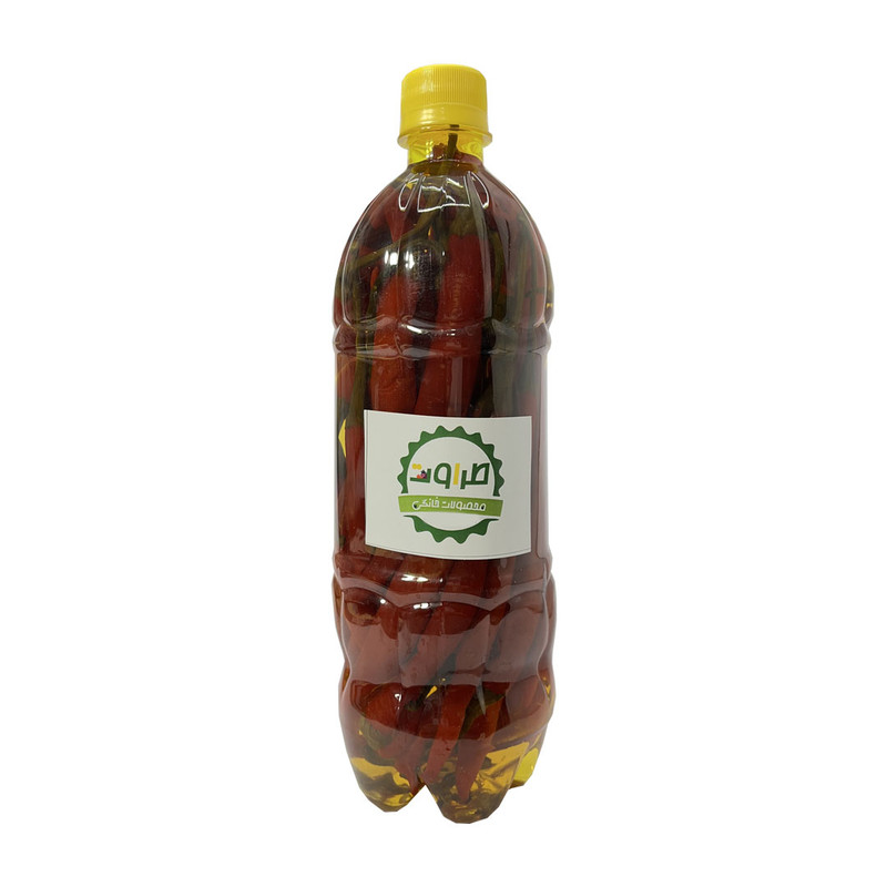 ترشی فلفل قرمز سوزنی طراوت - 860 گرم