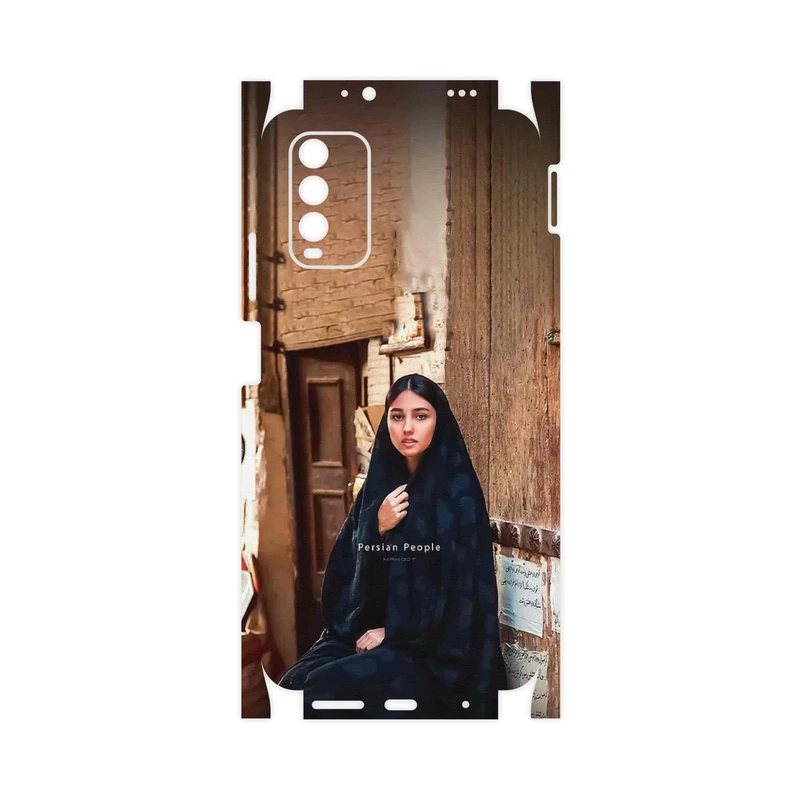 برچسب پوششی ماهوت مدل Portrait of an Iranian Woman-FullSkin مناسب برای گوشی موبایل شیائومی Redmi 9T