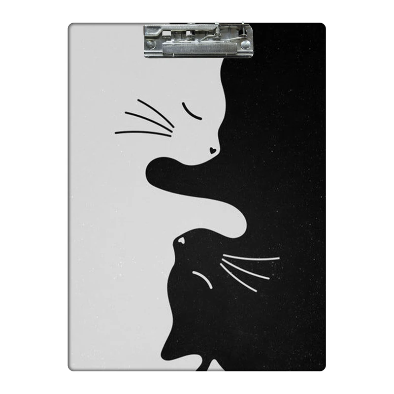 تخته شاسی طرح گربه یین یانگ کد  0745237 سایز A4