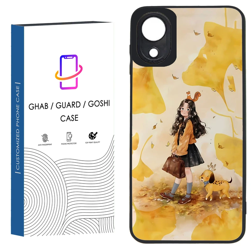 کاور قاب گارد گوشی طرح دخترانه کد 17 - tpu مناسب برای گوشی موبایل سامسونگ Galaxy A03 Core