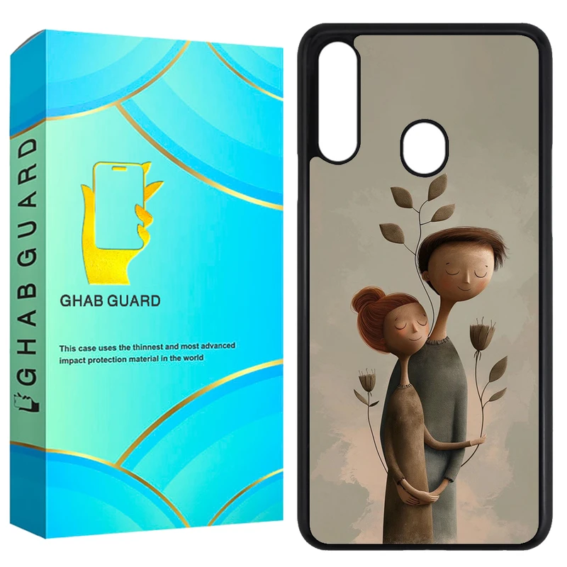 کاور قاب گارد طرح دختر و پسر مدل GCHPA20S مناسب برای گوشی موبایل سامسونگ Galaxy A20s 