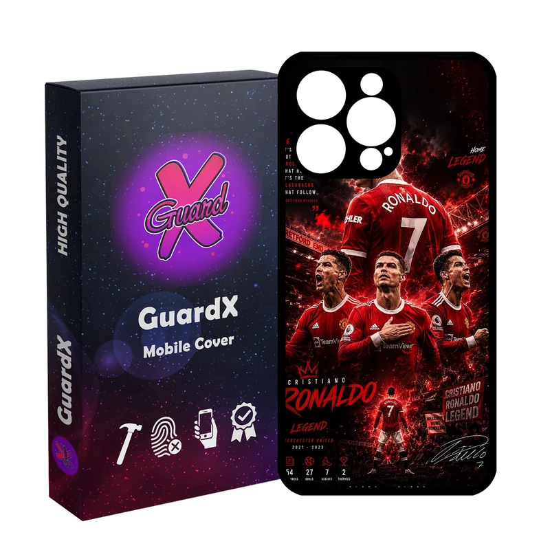 کاور گارد ایکس طرح Ronaldo مدل 11091 مناسب برای گوشی موبایل اپل iPhone 14 Pro Max
