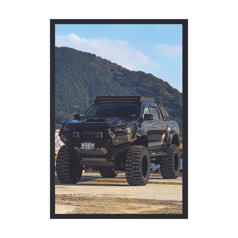 تابلو وین چیتا مدل تویوتا آفرودی کد 01 فریم مشکی