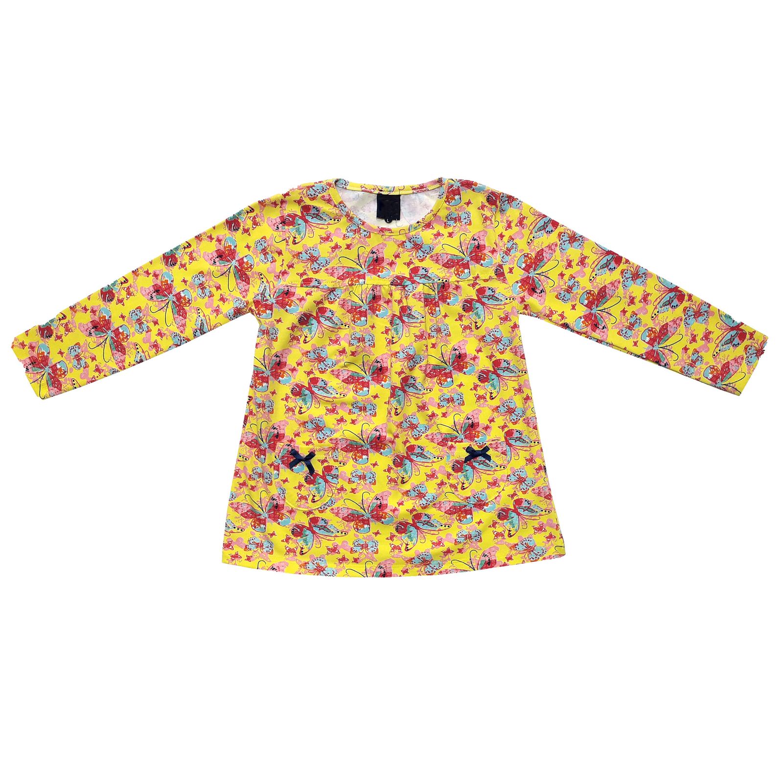 ست تی شرت و شلوار دخترانه طرح پروانه کد 3070 -  - 13