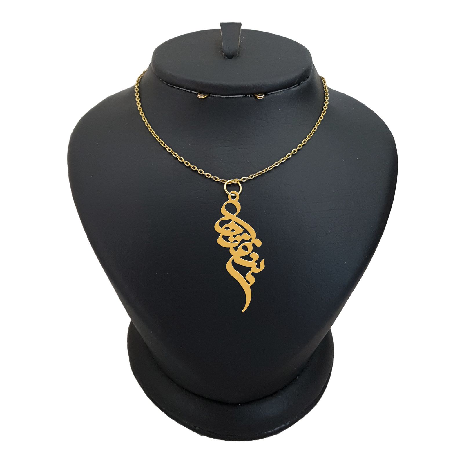 گردنبند نقره زنانه ترمه ۱ مدل بنفشه کد ma 297  -  - 1