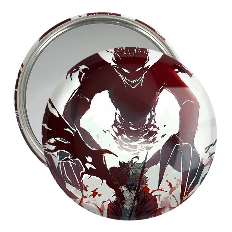 آینه جیبی خندالو مدل آستا ساما انیمه بلک کلاور Black Clover  کد 11743