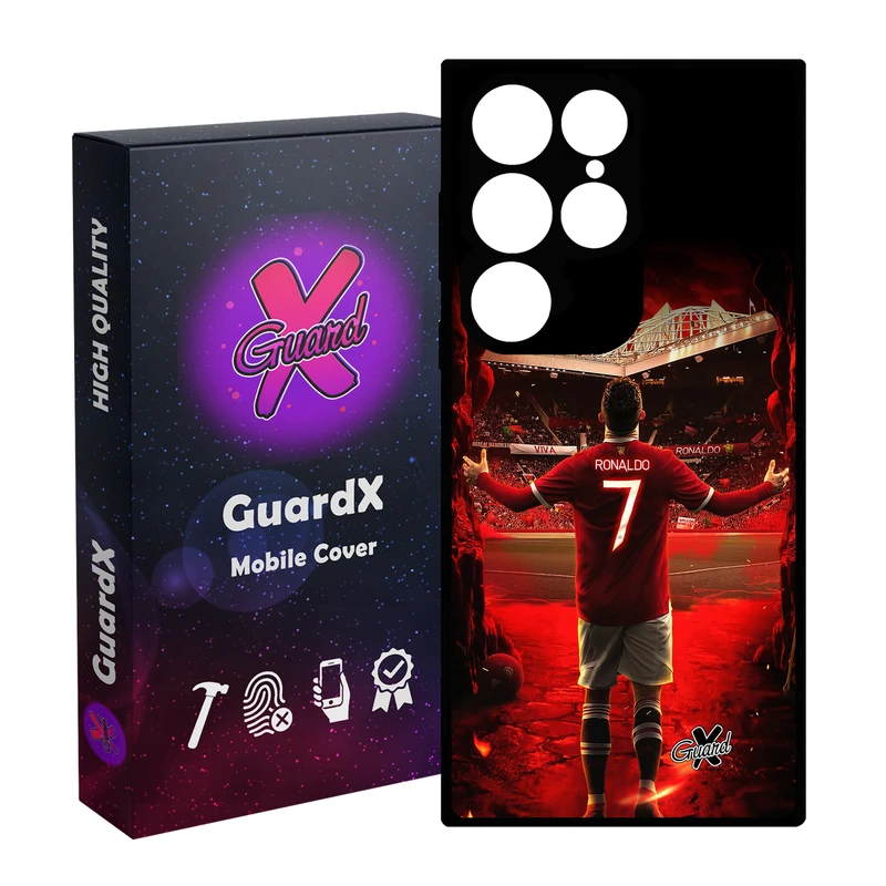 کاور گارد ایکس طرح Ronaldo مدل Glass10397 مناسب برای گوشی موبایل سامسونگ Galaxy S24 Ultra