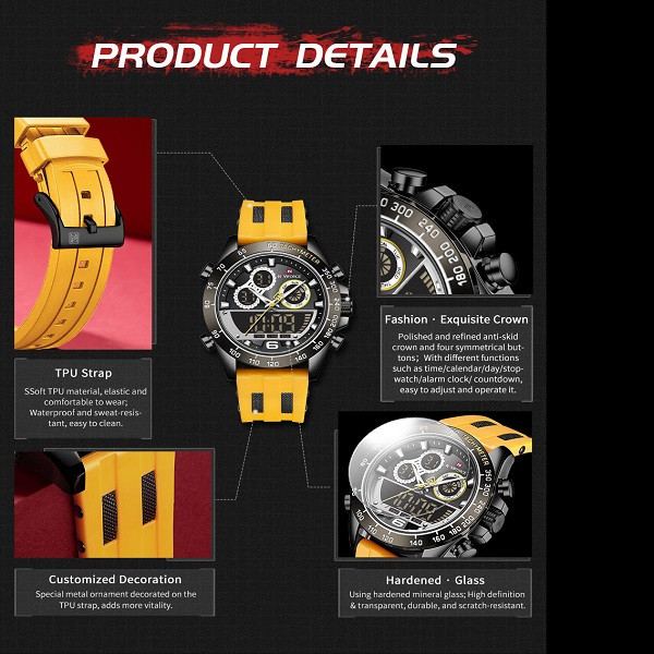 ساعت مچی عقربهای مردانه نیوی فورس مدل 9188TYL ساعت مچی عقربهای مردانه نیوی فورس مدل 9188TYL