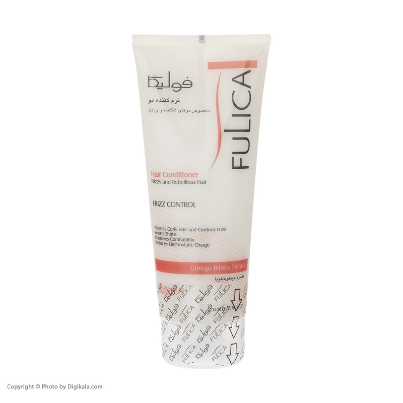 نرم کننده فولیکا مدل Frizz Control مناسب موهای شکننده و وز دار حجم 200 میلی لیتر
