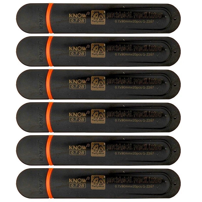 نوک مداد نوکی 0.7 میلی متری نو مدل G-2297 کد 6 بسته 6 عددی