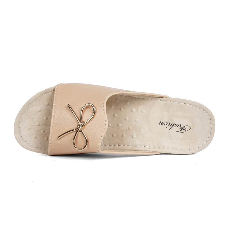 دمپایی زنانه نیکتا مدل L32 رنگ گلبهی