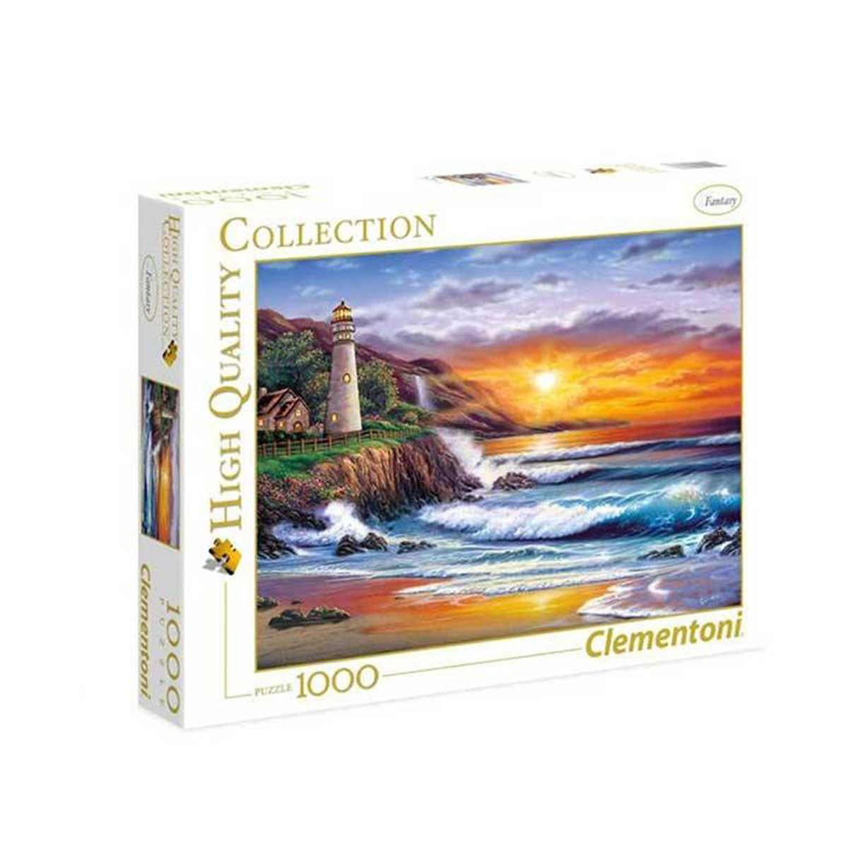 پازل 1000 تکه کلمنتونی مدل Lighthouse At Sunset کد 2020