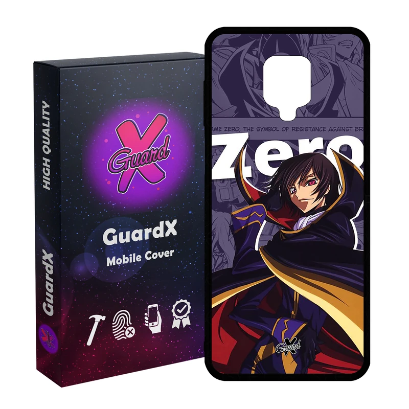 کاور گارد ایکس طرح لولوش انیمه مدل Glass10542 مناسب برای گوشی موبایل شیائومی Redmi Note9 Pro/Note 9 Pro Max/Redmi Note 9S/MI Poco M2 Pro