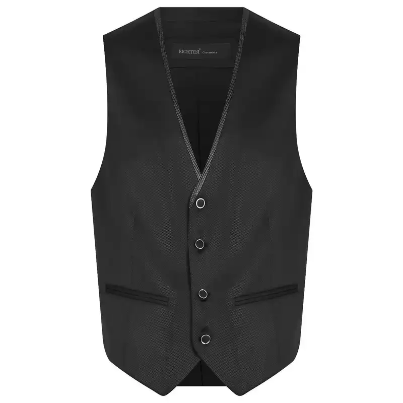 ست کت و شلوار و جلیقه مردانه مدل ریجتر به همراه کراوات