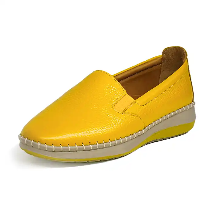 کفش طبی زنانه مدل آنیس تمام چرم کد 64