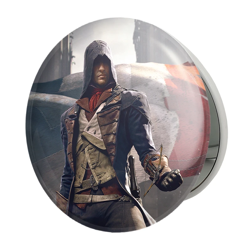 آینه جیبی خندالو طرح بازی اساسینز کرید  مدل تاشو کد 27904
