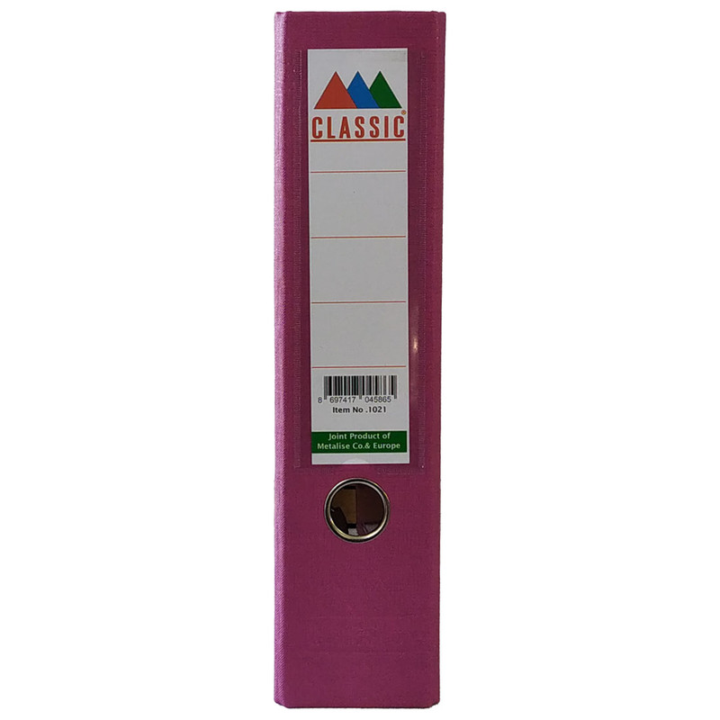 زونکن کلاسیک مدل دو رو PVC با قفل رنگی بسته 6 عددی