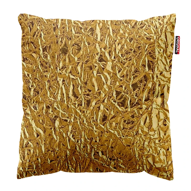  کوسن پاد آفرین طرح طلایی کد 3560 سایز 40*40 سانتی متر
