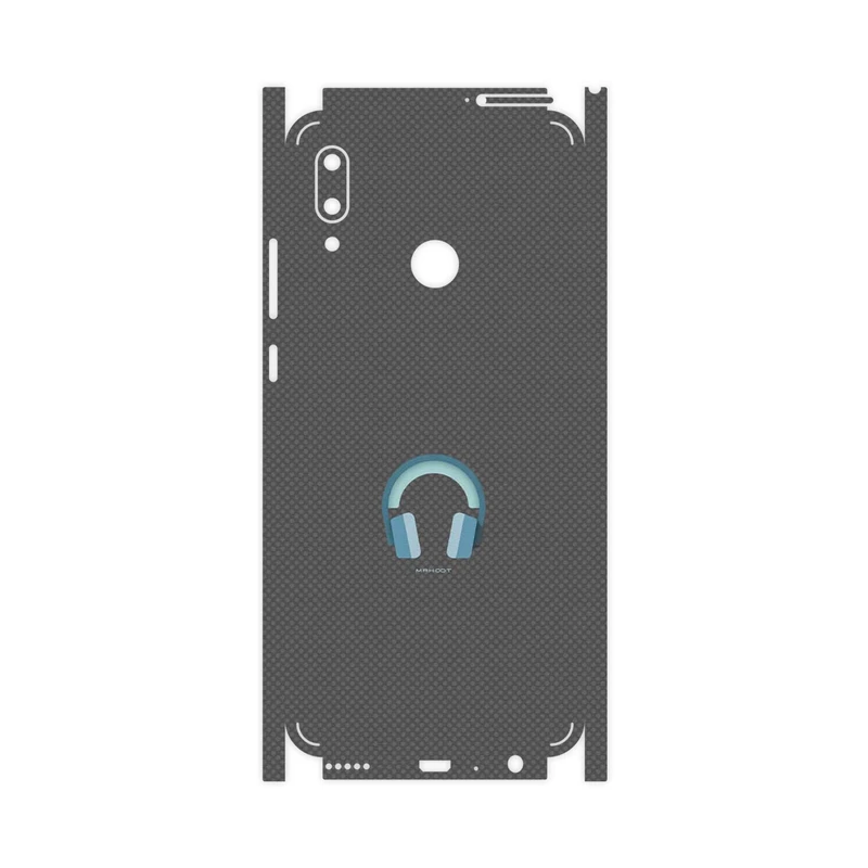 برچسب پوششی ماهوت مدل Minimal Headphone Icon-FullSkin مناسب برای گوشی موبایل هوآوی P Smart 2019