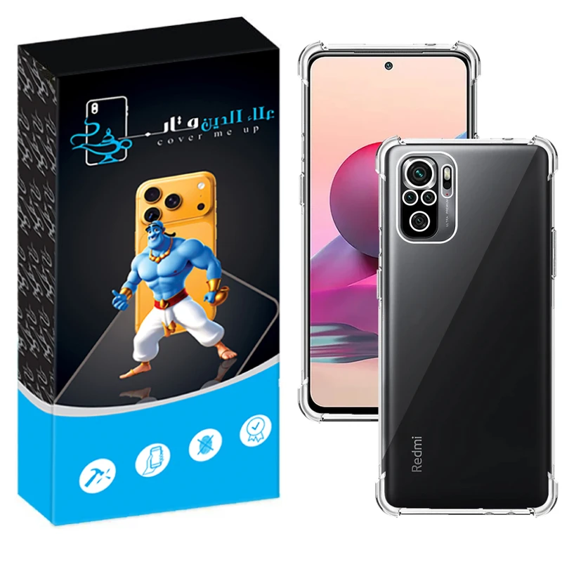 کاور علاالدین قاب مدل Crystal مناسب برای گوشی موبایل شیائومی Redmi Note 10 4G / Note 10s / Poco M5s